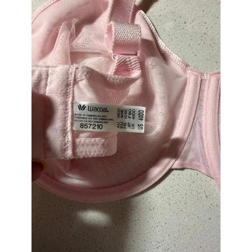 Wacoal Womens Basic Beauty Underwire Bra Pink‎ 40DD 857210
